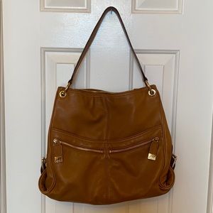 Brown Michael Kors Leather Shoulder Bag